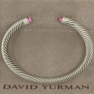 David Yurman Touramaline & Diamond Bracelet